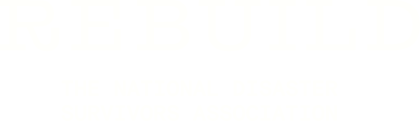 Rebuild — The National Disaster Survivors Association